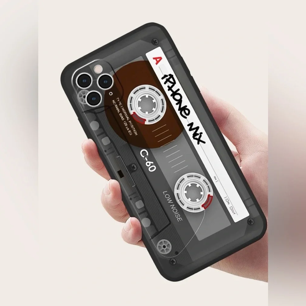 💥3for$28 New Retro Tape Cassette Cellphone Cover IPhone 7P 8P Case
